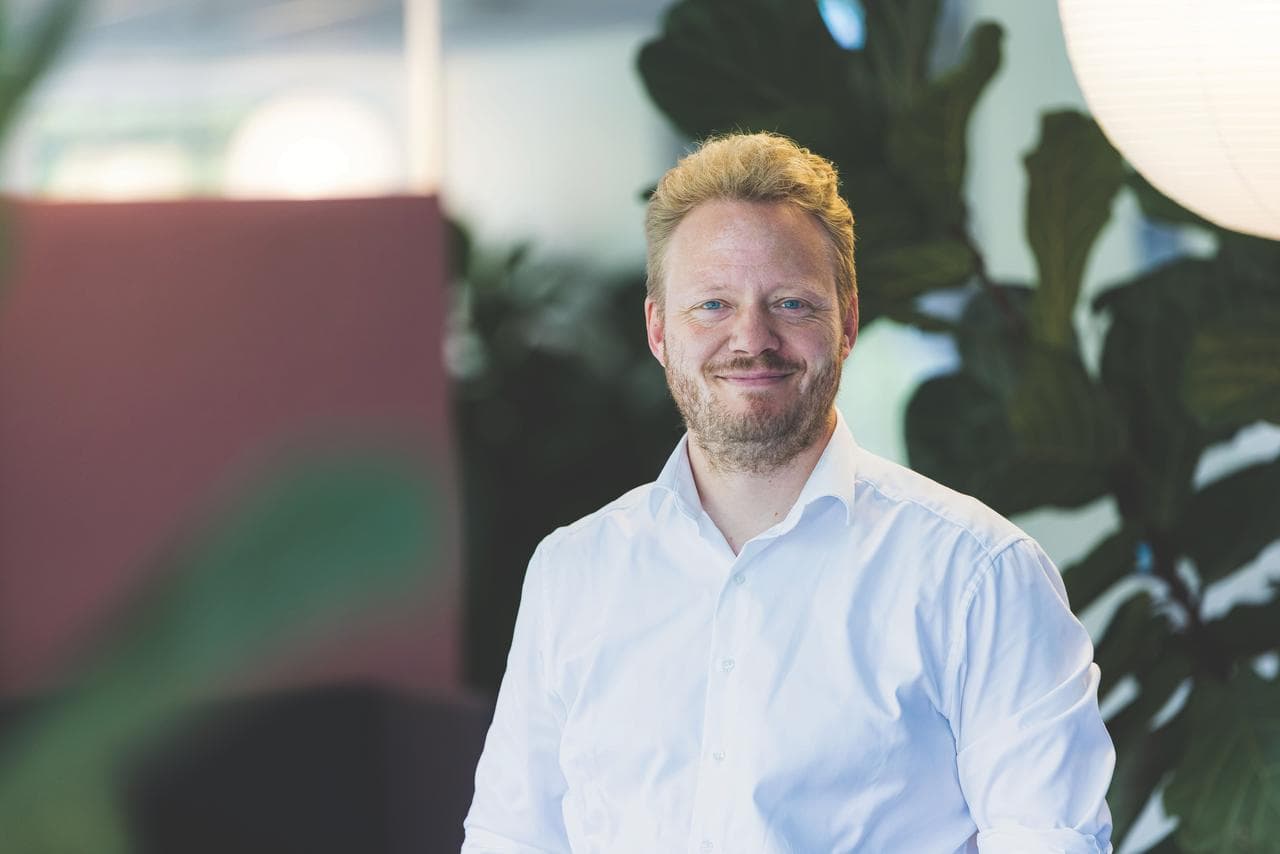 Portrait of Poul George Moses, Chief Technology Officer for Topsoe's Power-to-X solutions